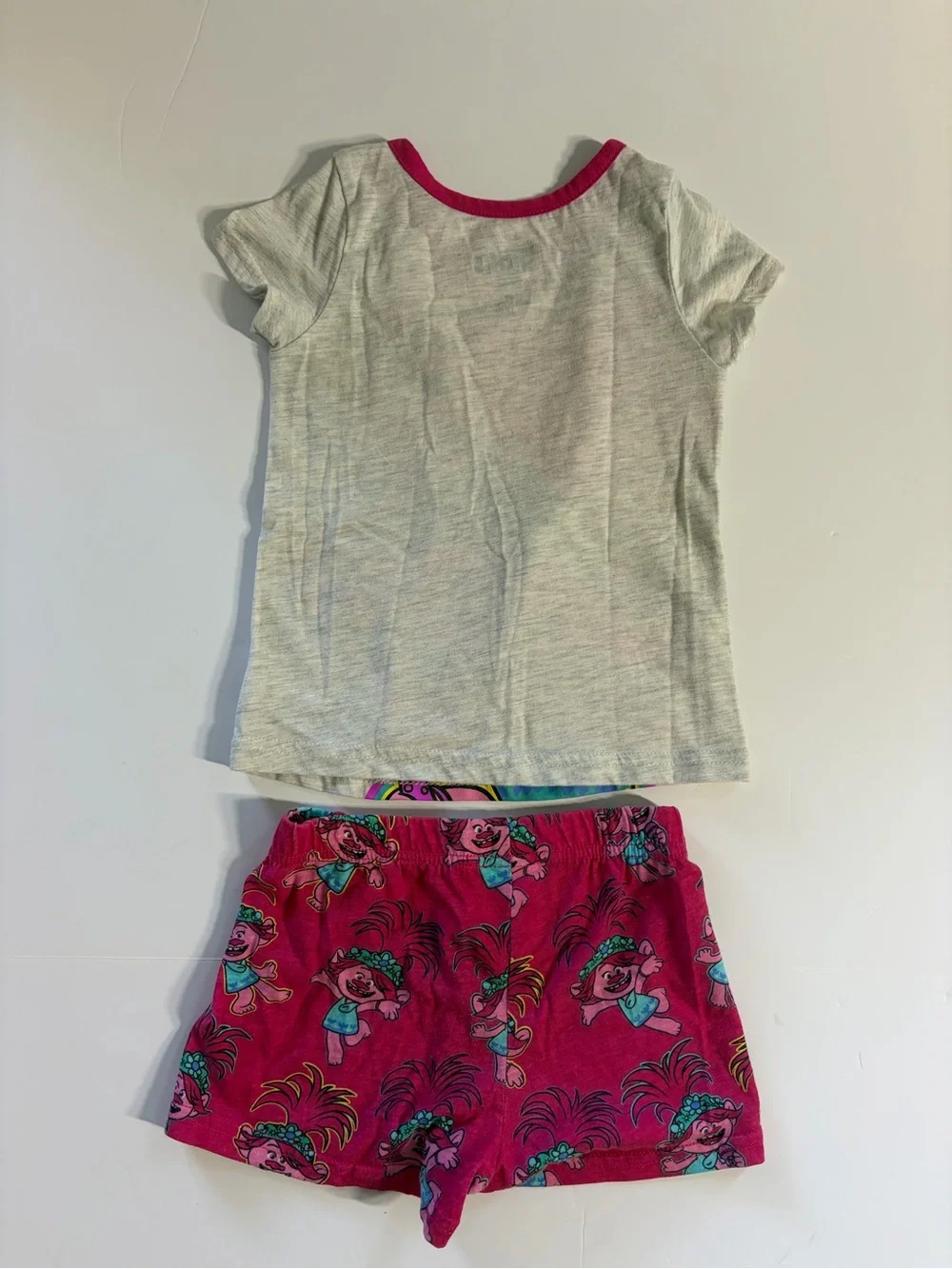 Dreamworks Pink and White Trolls Pajama Set